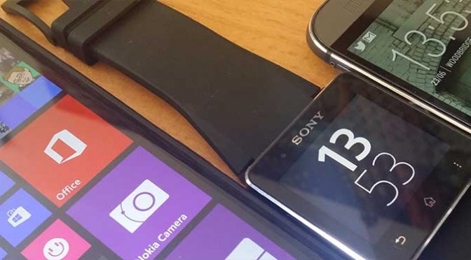 Nokia Lumia 1520 - Sony Smartwatch 2 - HTC One M8