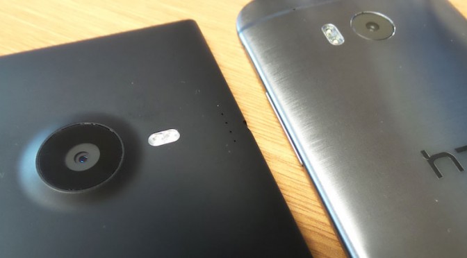 Nokia Lumia 1520 and HTC One M8