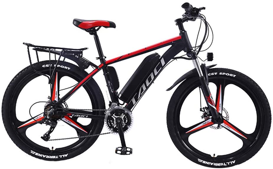 Hyuhome Electric Bikes for Adult, Magnesium Alloy Ebikes Bicycles All Terrain,26" 36V 350W 13Ah Removable Lithium-Ion Battery Mountain Ebike for Mens