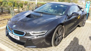 BMW i8 from the front