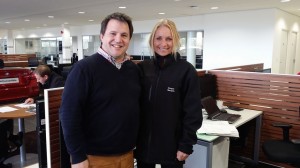 Matt Porter and Emily Adcock from Cooper BMW Norwich