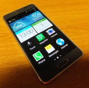 Samsung Galaxy Alpha in Easy Mode