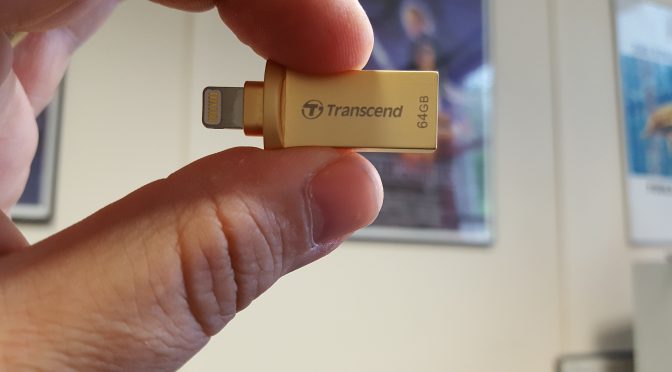 Transcend JetDrive Go 500G - Side View