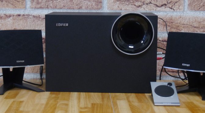 Edifier M1380 2.1 Speakers, a compact alternative.