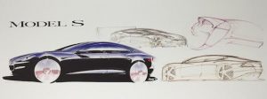 Holzhausen’s drawings of the Model S