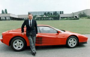 Sergio Farina with the Testarossa