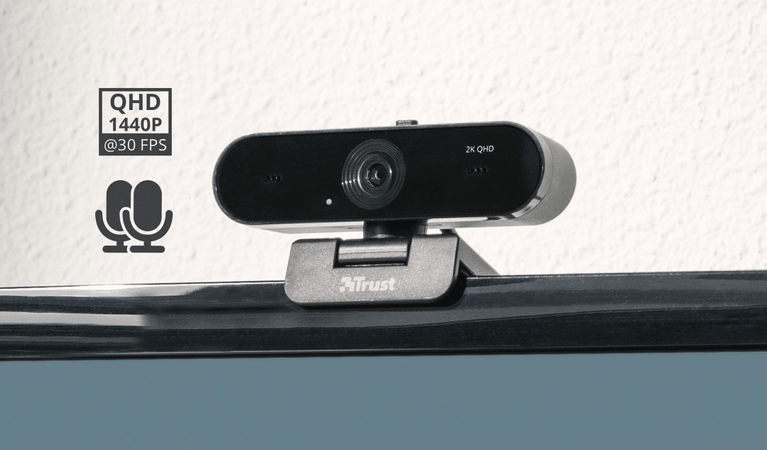 Trust launches the Taxon 2K QHD webcam with dual microphones, autofocus and an 80° wide angle lens