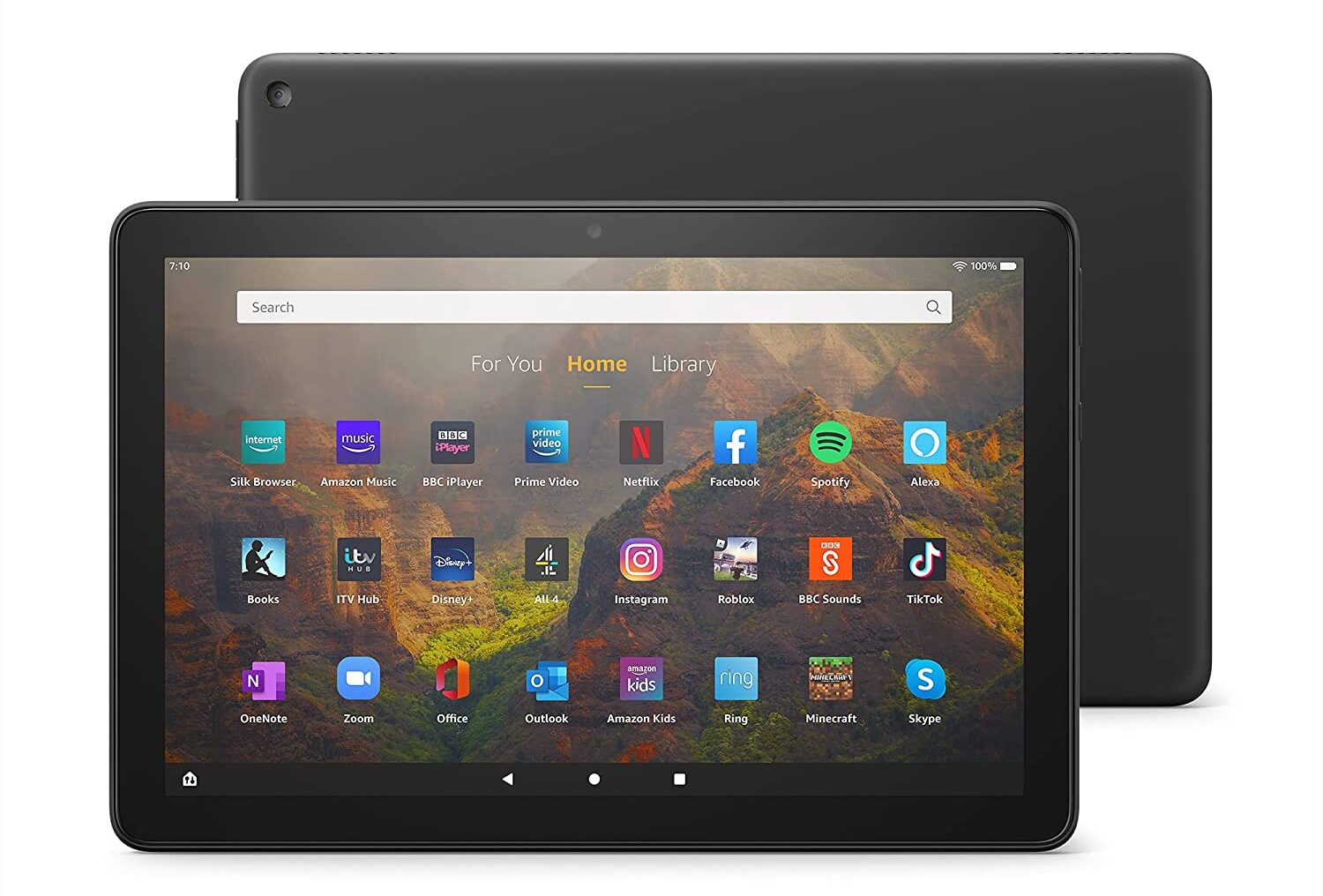 Fire HD 10 tablet | 10.1", 1080p Full HD, 32 GB, Black - with Ads