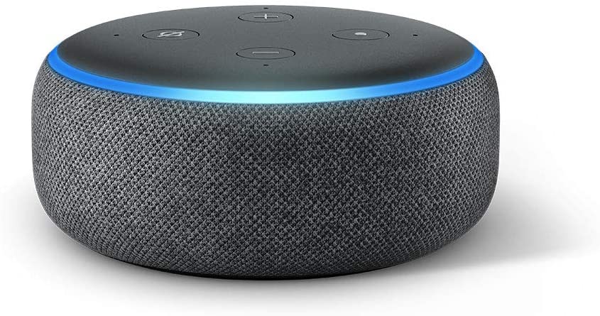 Echo Dot (3rd Gen) - Smart speaker with Alexa - Charcoal Fabric - £18.99 Black Friday Special.