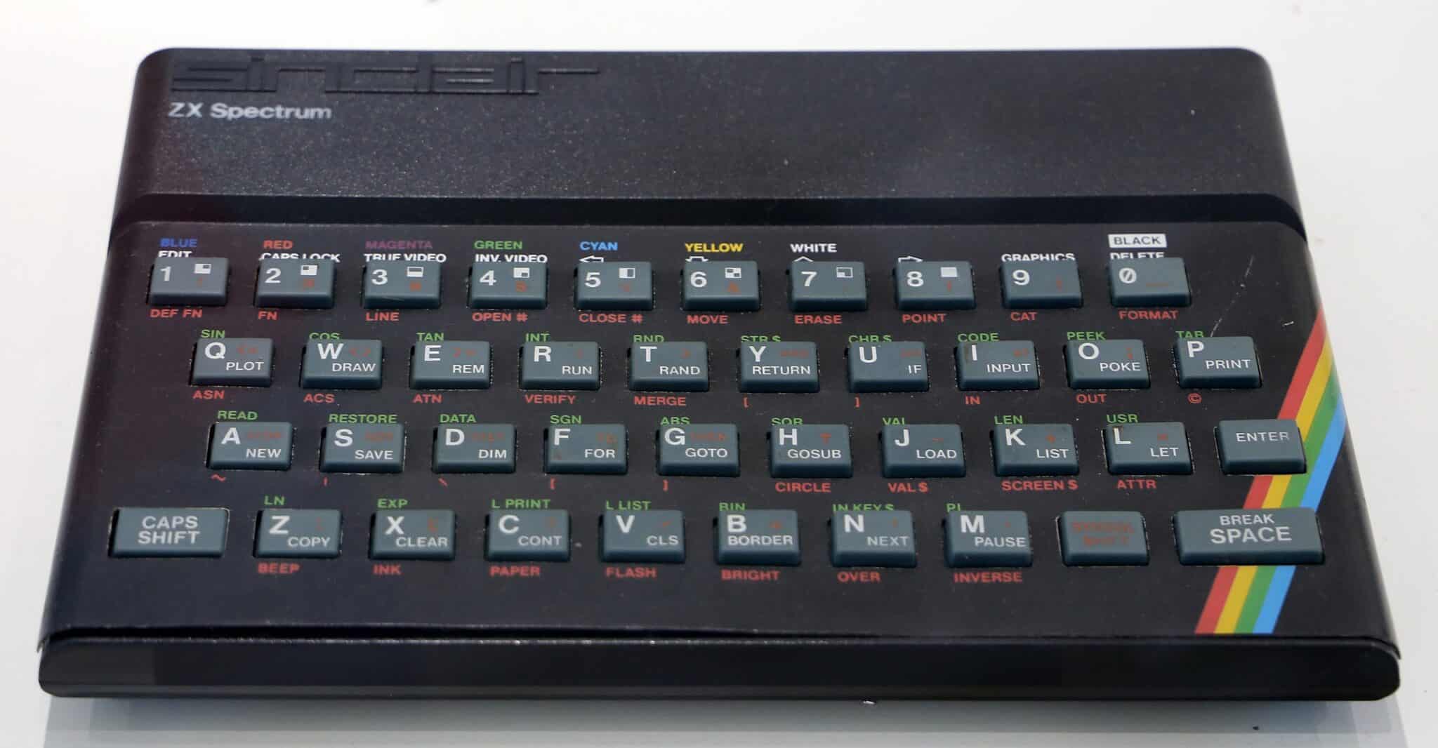 The Sinclair ZX Spectrum, initially released in 1982