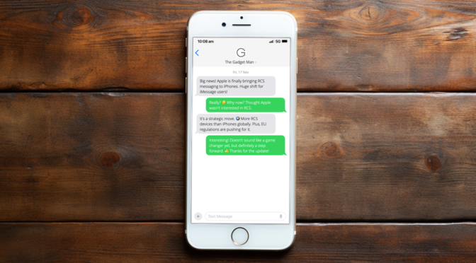 Apple Embraces RCS Messaging on iPhones: A Subtle yet Significant Shift.