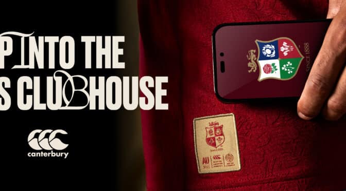 First Ever Connected Lions Jersey Unveiled by The British & Irish Lions and Connected Fanatics for 2025 Tour of Australia
