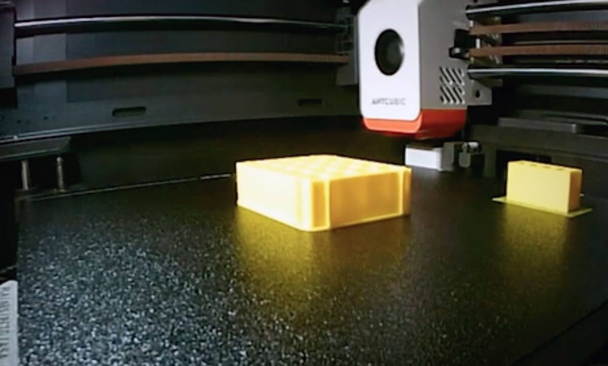 AAA Battery Crate 3D Print Timelapse
