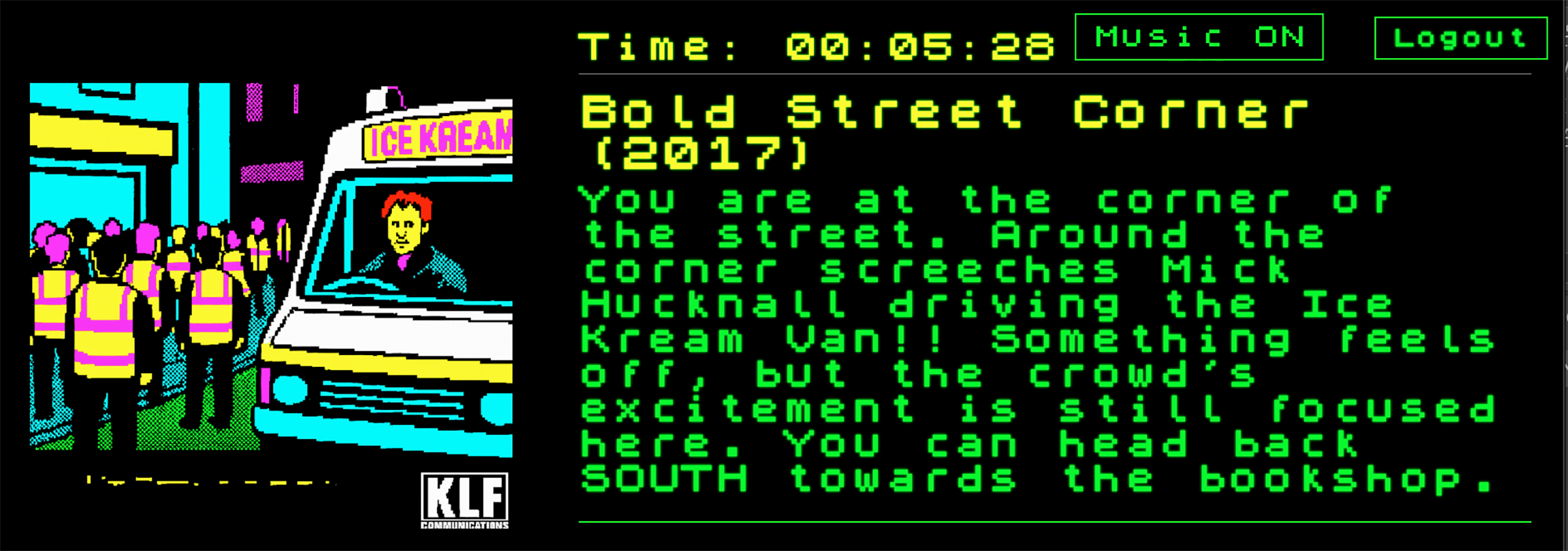 Timeslips abound in Bold Street with alternate timelines showing Mick Hucknall driving the Ice Kream Van!