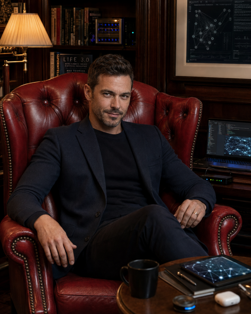 Lewis is a little more mischievous. He tends to challenge George's conclusions and has stronger interests in AI, cybersecurity, science, networking and newer technology.
